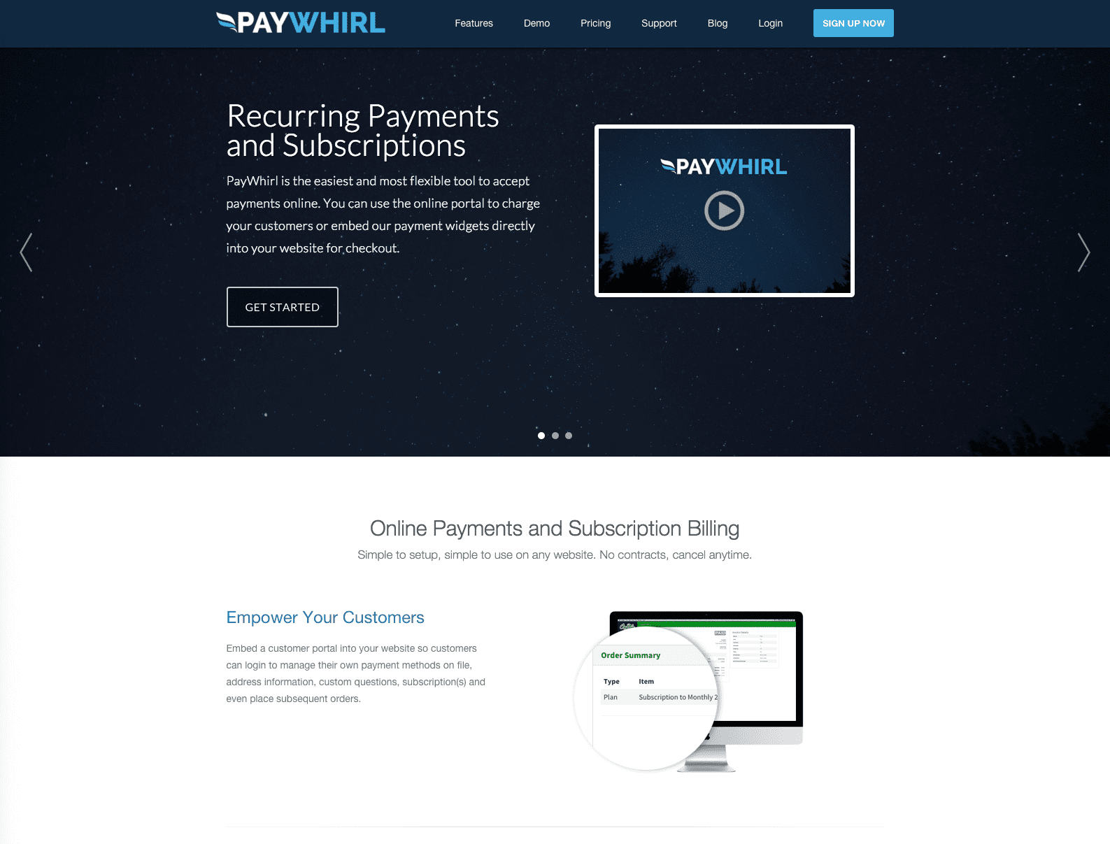 PayWhirl’s new website & beta launch of version 2