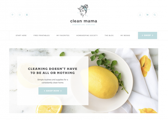 Clean Mama Homepage