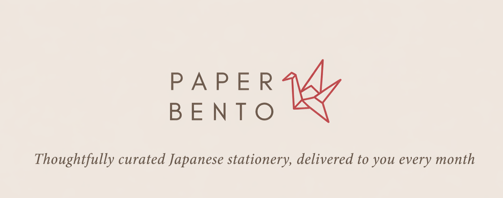 Paper Bento creator subscription box featuring curated Japanese stationery for journaling and creative mindfulness