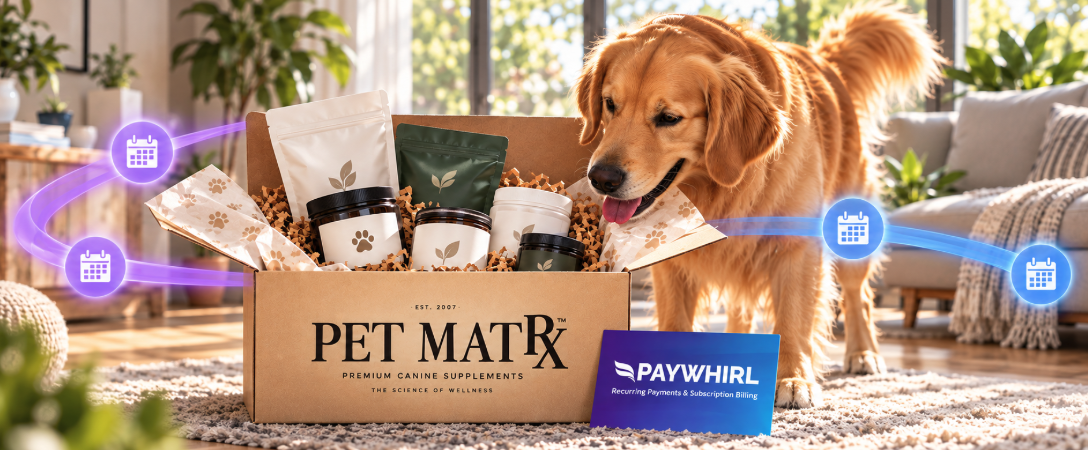 Pet MatRx Makes Pet Supplement Subscriptions Simple with PayWhirl